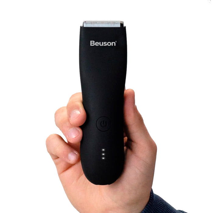 Afeitadora electrica corporal para hombres y mujeres, Depiladora corporal con cuchilla de cerámica desmontable, Base de recarga USB, Impermeable para axilas, pecho, piernas y partes íntimas