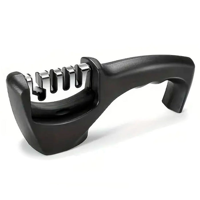 Afilador profesional con mango ergonómico de uso manual para afilar y pulir cuchillos