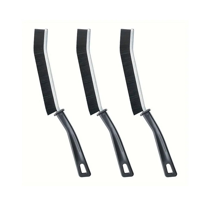 Pack 3 Cepillo de limpieza hogar, Cepillo de limpieza para Huecos, Cepillo de cerdas duras para baño cocina ventanas