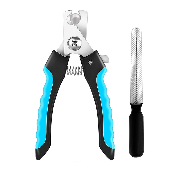 Cortauñas para perro y gato con mascota protector de seguridad de acero inoxidable, Alicates uñas profesionales para mascotas, perros, gatos, conejas y veterinaria utilizar 6" Pulgadass