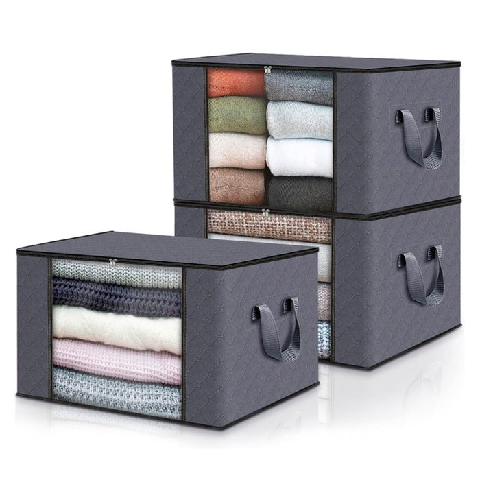Bolsas para guardar ropa, (Pack de 3 x 35L) Organizador de armario