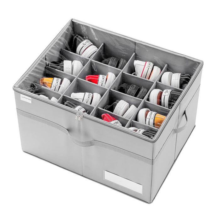 Organizador de zapatos armario 16 pares, Caja de almacenamiento para zapatos