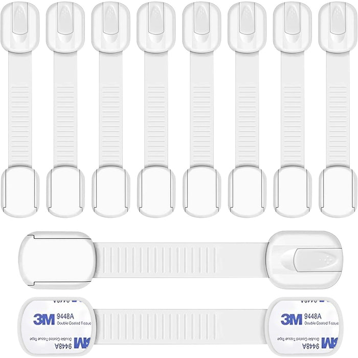 Cierre seguridad cajones bebe 8pcs, Seguridad puertas niños, Protector cierres para armarios, Wc, Cocinas, Puertas y ventanas, Nevera, Proteccion bebes casa