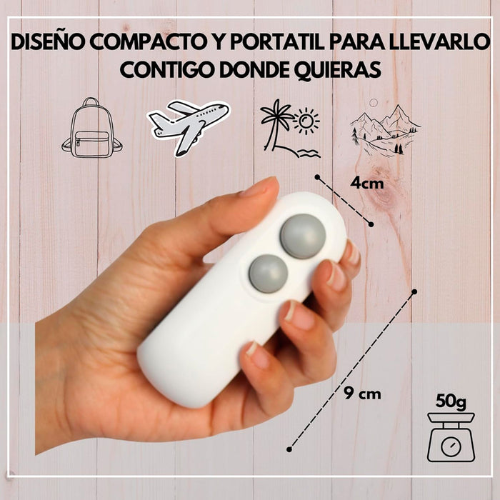 Mini selladora de bolsas de plástico recargable 2 en 1 para conservar alimentos