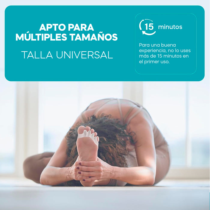 Separadores de dedos de los pies, 4 Uds enderezador y separador de dedos, Separador de dedos del pie de silicona 0% BPA, Corrector de juanetes, Espaciadores de dedos