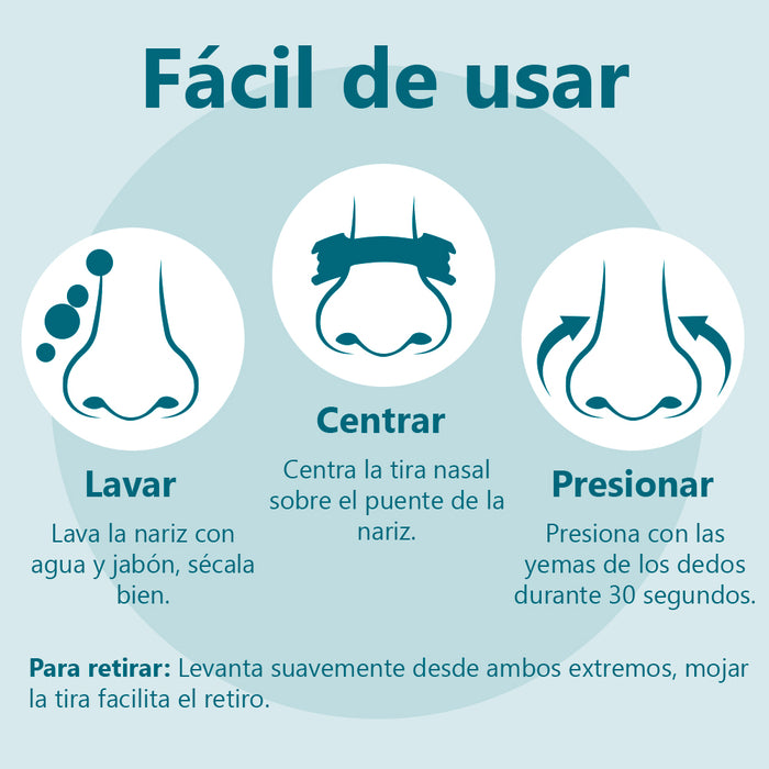 Tiras nasales antironquidos para dormir,Nasal strips deportivas,Tiritas transparentes nariz respirar para facilitar la respiración durante el sueño alivia instantáneamente la congestión nasal